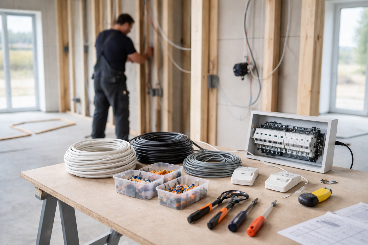 El i nybyg: Hvad koster elinstallationer, og hvad påvirker prisen?