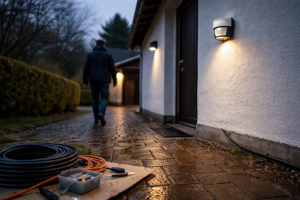 Bevægelsessensor til lys: Vælg den rigtige til hus, have og indkørsel