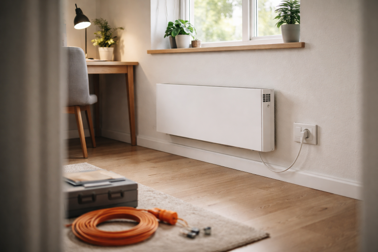 Elradiator: sådan vælger du effekt, styring og sikker tilslutning