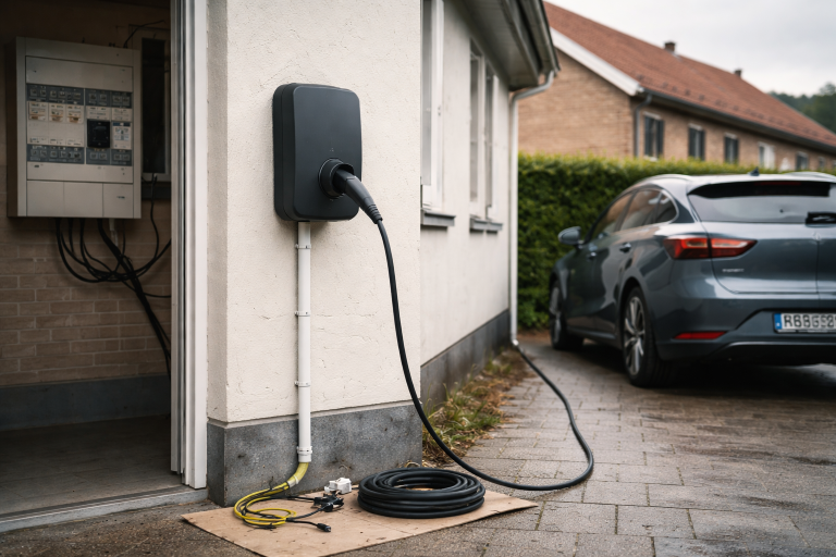 Hvad koster en ladestation til elbil? Pris, installation og typiske tilvalg